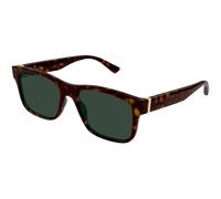 Gucci GG2085S 002 Man Sunglasses Injected Havana Green Squared