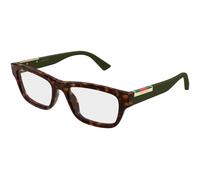 Gucci GG2091O 008 Man Optical frames Acetate Havana Transparent Squared