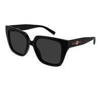 Gucci GG2102S 001 Woman Sunglasses Injected Black Grey Butterfly