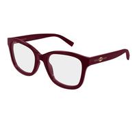 Gucci GG2104O 003 Woman Optical frames Injected Bordeaux Transparent Squared