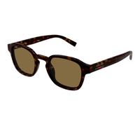 Gucci GG2106S 002 Man Sunglasses Injected Havana Brown Round