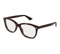 Gucci GG2113O 007 Woman Optical frames Acetate Havana Transparent Squared