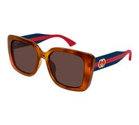 Gucci GG2118SA 004 Woman Sunglasses Acetate Havana Brown Butterfly
