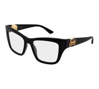 Gucci GG2124O 001 Woman Optical frames Injected Black Transparent Cat Eye