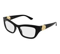 Gucci GG2125O 001 Woman Optical frames Injected Black Transparent Cat Eye