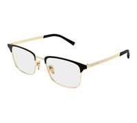 Gucci GG2135O 001 Man Optical frames Metal Gold Transparent Squared