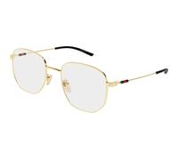 Gucci GG2140OK 001 Unisex Optical frames Metal Gold Transparent Round