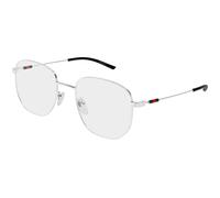 Gucci GG2140OK 002 Unisex Optical frames Metal Silver Transparent Round