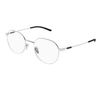 Gucci GG2141OK 001 Unisex Optical frames Metal Silver Transparent Round