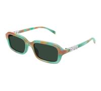 Gucci GG2152S 005 Woman Sunglasses Acetate Havana Green Squared