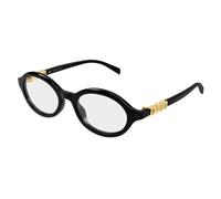 Gucci GG2153O 001 Woman Optical frames Acetate Black Transparent Round