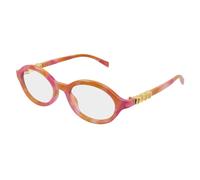 Gucci GG2153O 004 Woman Optical frames Acetate Havana Transparent Round