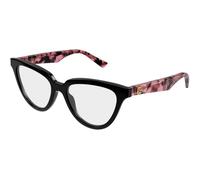 Gucci GG2179O 003 Woman Optical frames Acetate Black Transparent Cat Eye