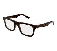 Gucci GG2184O 002 Man Optical frames Acetate Havana Transparent Squared