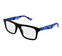 Gucci GG2184O 003 Man Optical frames Acetate Black Transparent Squared