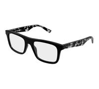 Gucci GG2184O 004 Man Optical frames Acetate Black Transparent Squared