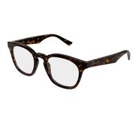 Gucci GG2185O 002 Man Optical frames Acetate Havana Transparent Round