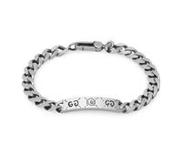 Gucci Ghost Sterling Silver Chain Bracelet D - Silver GUC-076