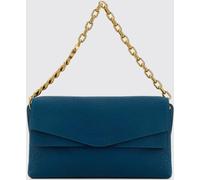 GUCCI Grained Leather Shoulder Bag with Removable Chain Handle