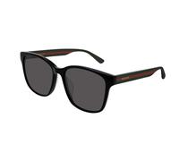 Gucci - Grey Rectangular Unisex Sunglasses GG0417SK 001 56