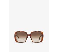 Gucci Gucci Gc001665 Rectangle-Frame Injected Sunglasses Brown