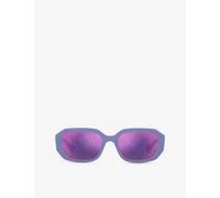Gucci Gucci Gg1535S Rectangular-Frame Acetate Sunglasses Purple