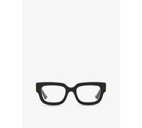 Gucci Gucci Gg1548O Rectangle-Frame Acetate Optical Glasses Black