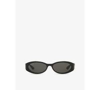 Gucci Gucci Gg1660S Oval-Frame Acetate Sunglasses Black