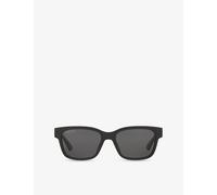 Gucci Gucci Gg1716S Rectangle-Frame Injected Sunglasses Black