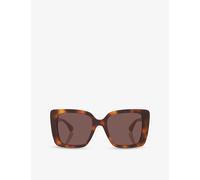 Gucci Gucci Gg1861S Square-Frame Acetate Sunglasses Brown
