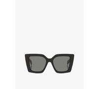Gucci Gucci Gg2039S Cat Eye-Frame Acetate Sunglasses Black