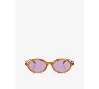 Gucci Gucci Gg2153S Oval-Frame Acetate Sunglasses Brown