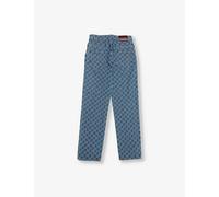 Gucci Gucci Monogram-Pattern Straight-Leg Regular-Fit Denim Jeans 8-12 Years Deep Azure 10 Years