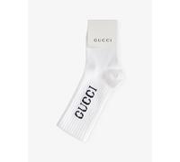 Gucci Gucci Mr Men. Branded Cotton-Blend Socks 1-4 Years White 1-2 Years