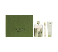 Gucci Guilty 3 Pcs Gift Set: EDP 90ml - EDP 10ml - Body Lotion 100ml Women Spray