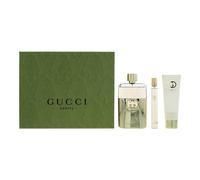 Gucci Guilty Pour Femme 3 Piece Gift Set: Eau de Parfum 90ml - Eau de Parfum 10m | TJ Hughes