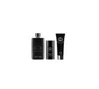 Gucci Guilty Pour Homme 3 Pcs Gift Set: Eau de Parfum 90ml Spray + 75ml Deo + 50ml Gel - Hard Box