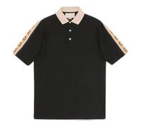 Gucci Interlock Double G Stripe Polo Shirt Black 598949-XJB0Q-1082 M
