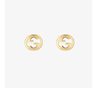 Gucci Interlocking 18ct Yellow Gold Stud Earrings YBD87422400100U