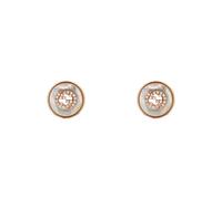 Gucci Interlocking Rose Pearl Earrings 18ct Timeless Luxury - Rose Gold