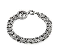 Gucci Interlocking Sterling Silver Bracelet - 20cm