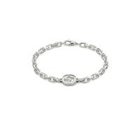 Gucci Interlocking Sterling Silver Bracelet - Size 19