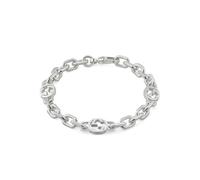 Gucci Interlocking Sterling Silver Chain Bracelet - 17cm