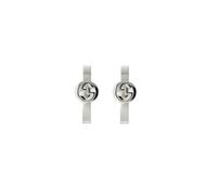 Gucci Interlocking Sterling Silver Hoop Earrings