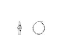 Gucci Interlocking Sterling Silver Hoop Earrings
