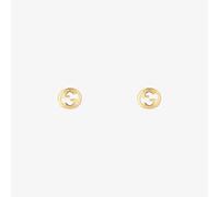 Gucci Interlocking Yellow Gold Earrings 18ct With Gucci Packaging Luxury Hallmarked - ROX Diamond & Thrills Jewellery