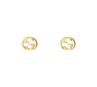 Gucci Interlocking Yellow Gold Earrings YBD662111001 18ct With Gucci Packaging Luxury Hallmarked - ROX Diamond & Thrills Jewellery
