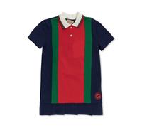 Gucci Kids Web Stripe polo dress - Red 9-12-12-18-18-24-24-36