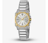 Gucci Ladies G-Flat Two Tone Watch YA166506