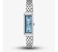 Gucci Ladies G-Frame Blue Rectangular Dial Watch YA127517